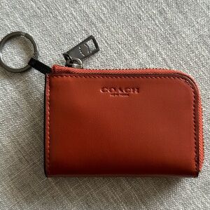 Coach  L-Zip Key Case Card Wallet